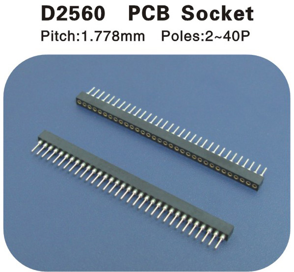 PCB Socket 1.778圓孔排母 D2560