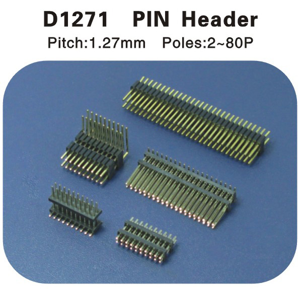 PIN Header 1.27排針（zhēn） D1271